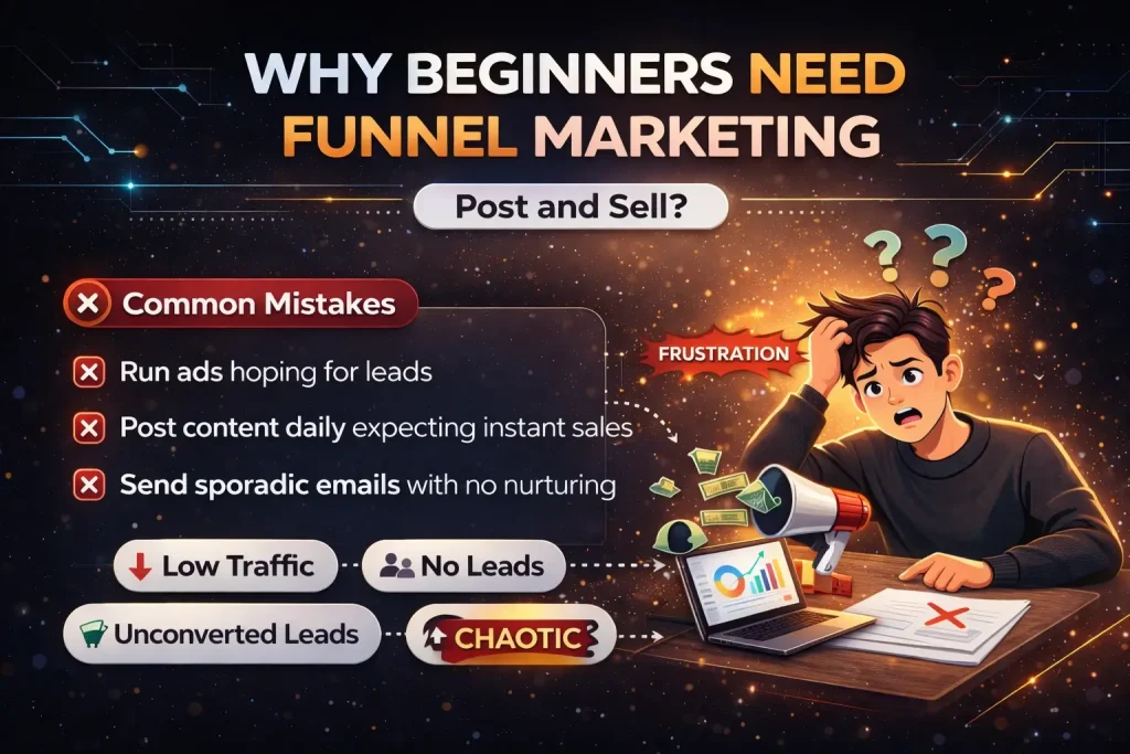 Why Beginners Struggle Without Full Funnel Marketing?